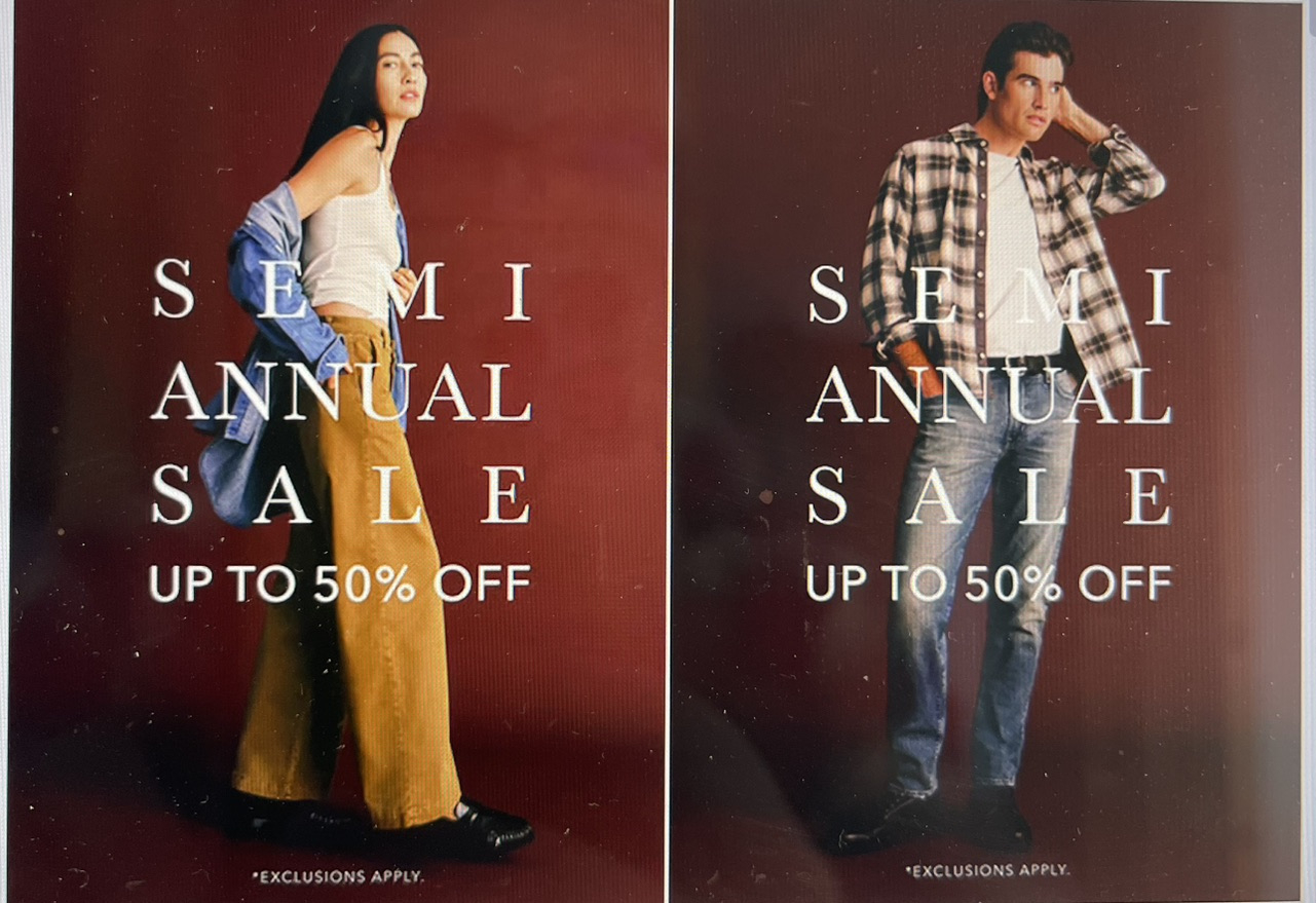 AG jeans Semi Annual Sale